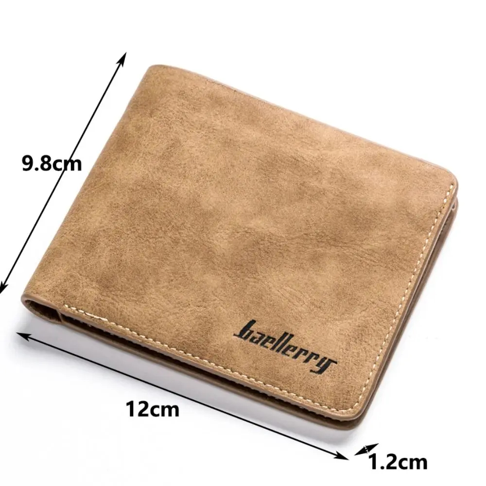 Cartera compacta en cuero PU estilo moderno