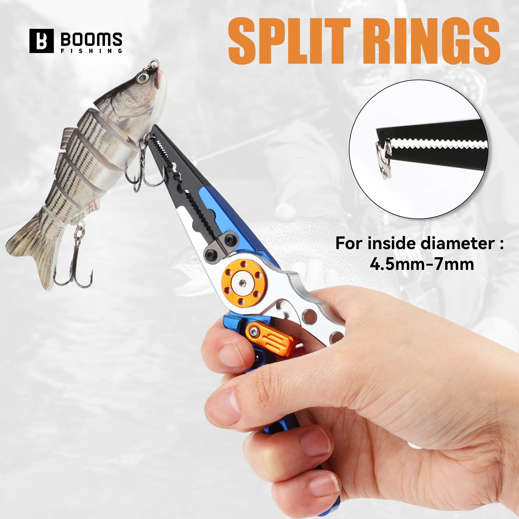 Alicates de pesca multifunción de aluminio para agua salada - imagen 3