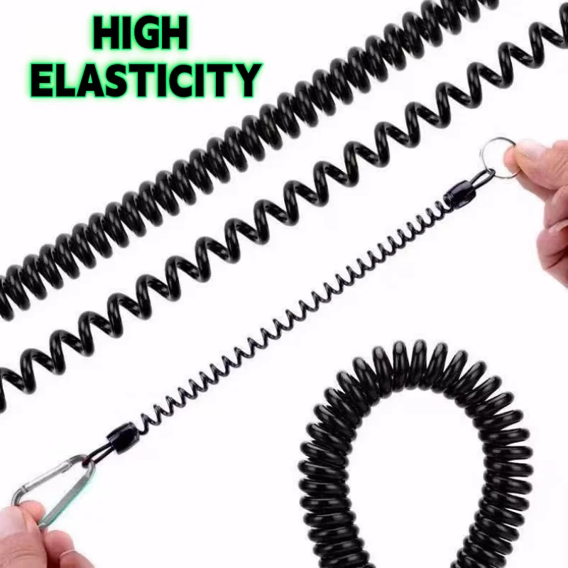 Pinzas para señuelos con cordón elástico y mosquetón de seguridad - imagen 3