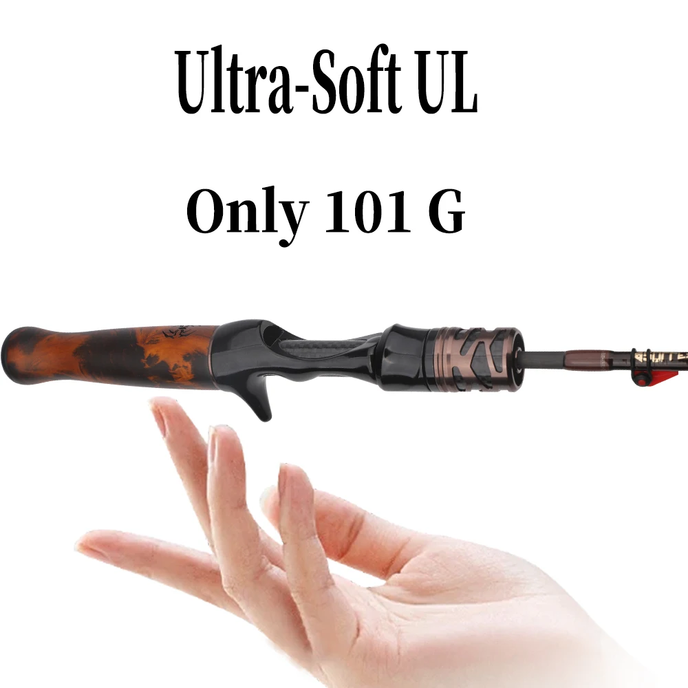 Caña ultraligera ROLLFISH para trucha – fibra de carbono y Fuji - imagen 3