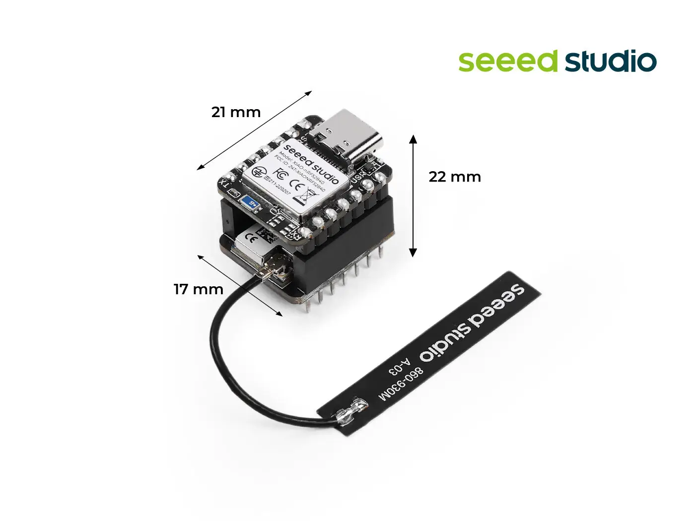 Kit Meshtastic LoRa nRF52840 y Wio-SX1262 con antena integrada - imagen 4