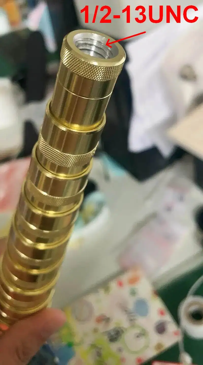 Caña de pesca extensible de fibra de carbono