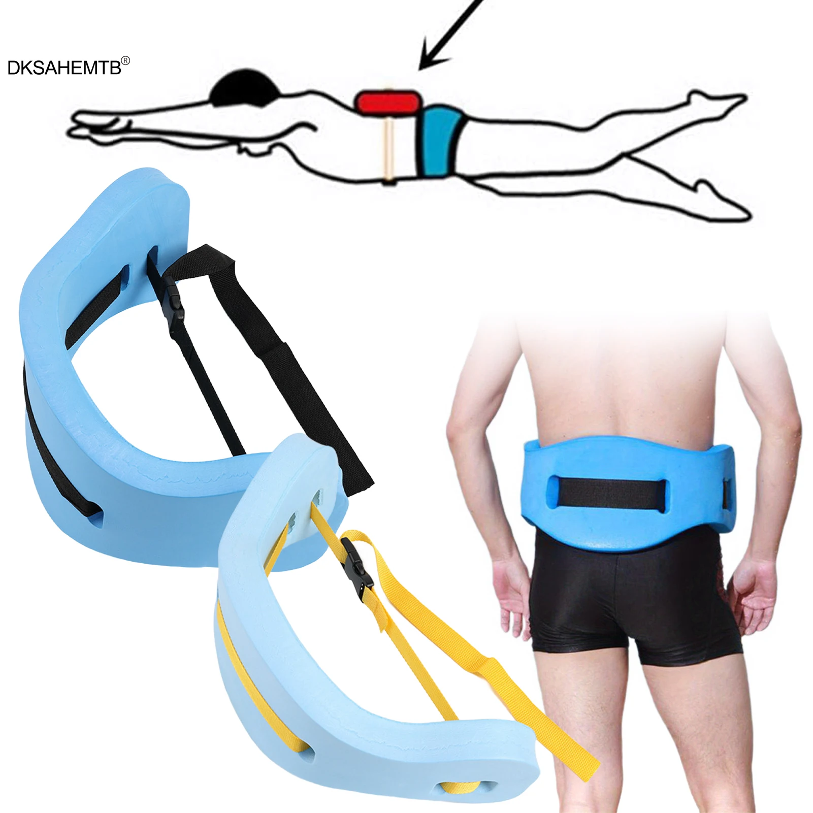 Cinturón flotante EVA portátil para entrenamiento de natación - imagen 2