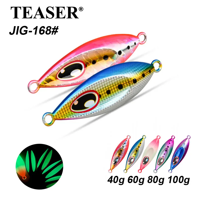 Señuelo de Pesca TEASER J168 luminoso de hundimiento lento – pez - imagen 3