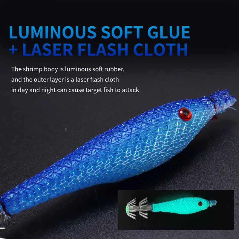 Señuelo calamar luminoso de cebo artificial con anzuelo marino - imagen 2