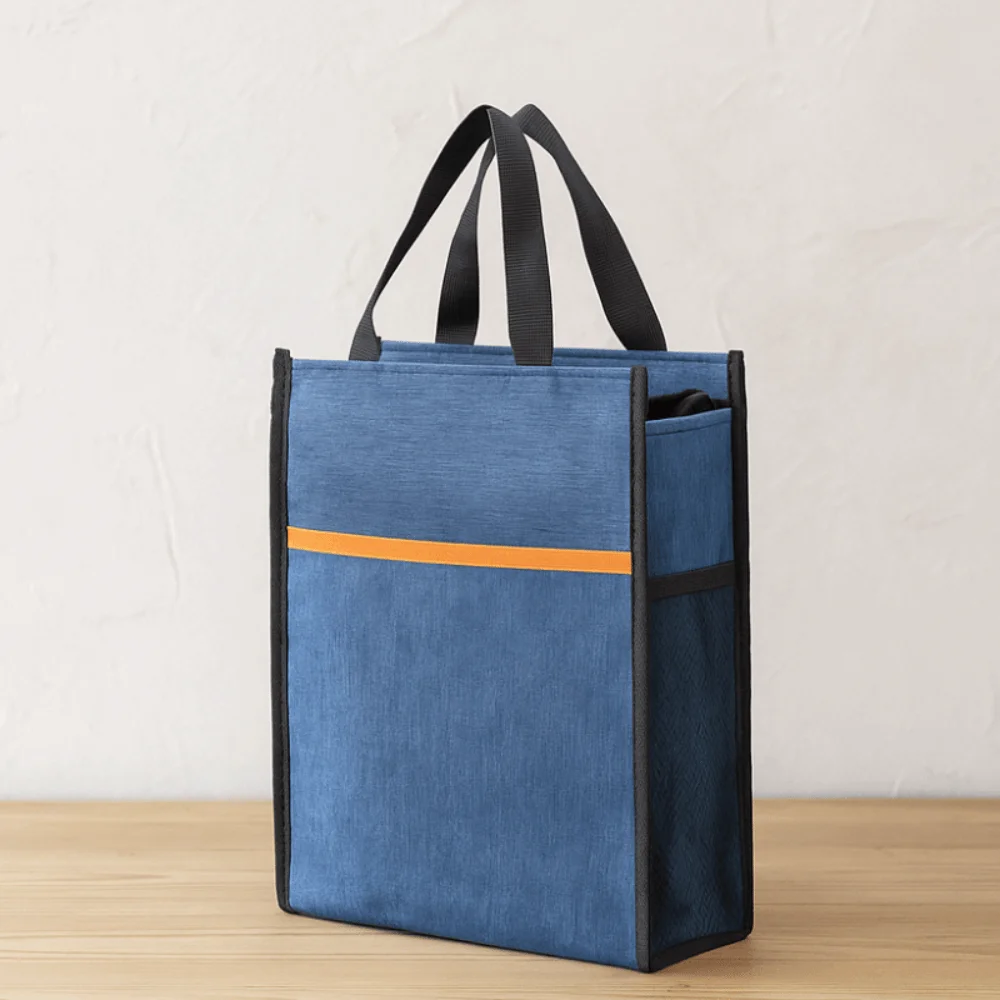 Bolso de mano duradero y espacioso para estudiantes y documentos