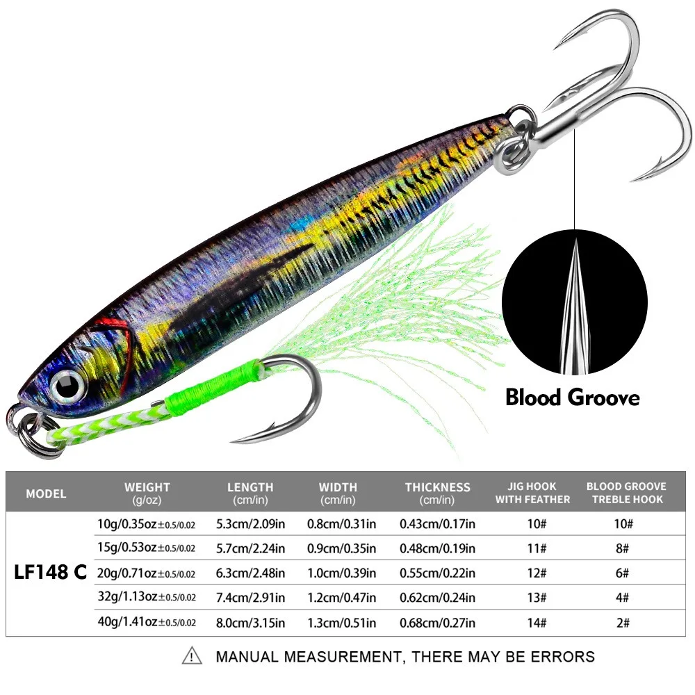 Placa de hierro fundido con purpurina para pesca