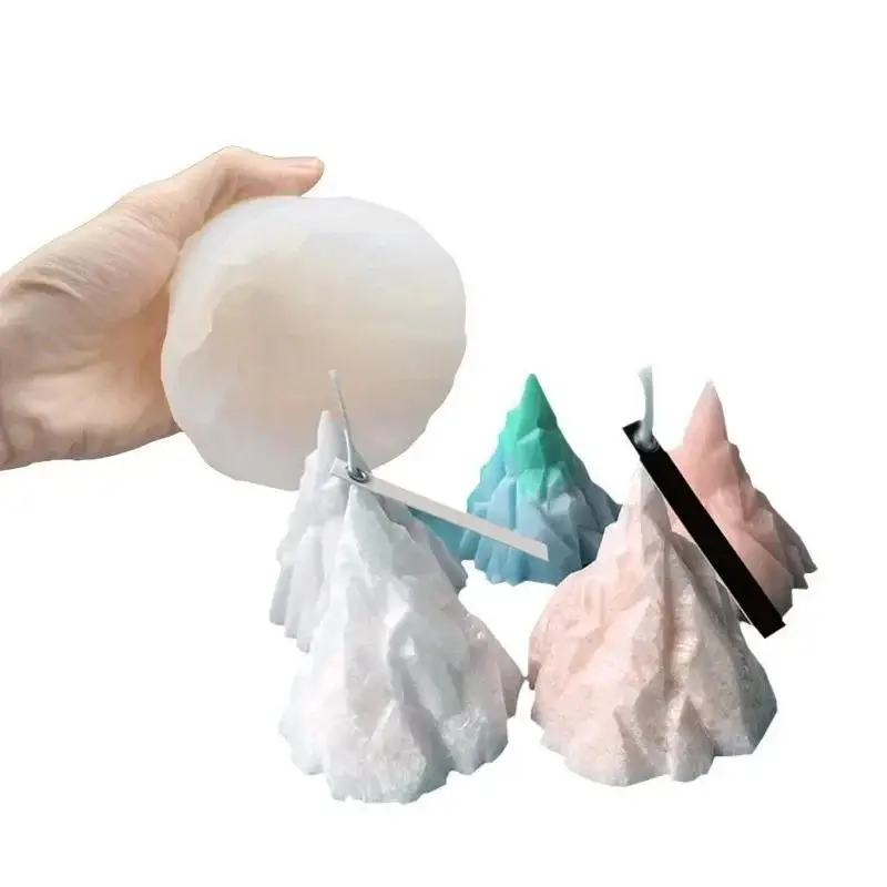 Molde de silicona iceberg para resina epoxi, repostería y pudín