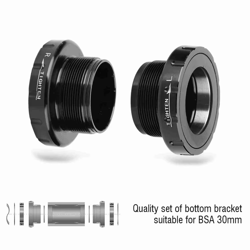 Eje BSA30 30mm aluminio para portabridas FSA/Rotor/Raceface - imagen 3
