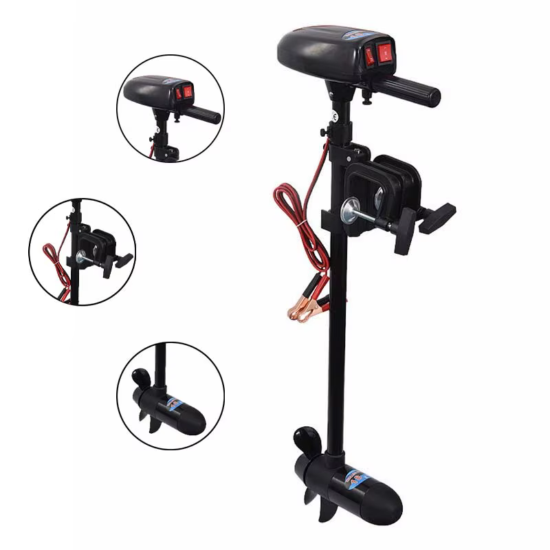 Solar Marine Motor eléctrico de pesca 12V 18lb - soporte de popa - imagen 3