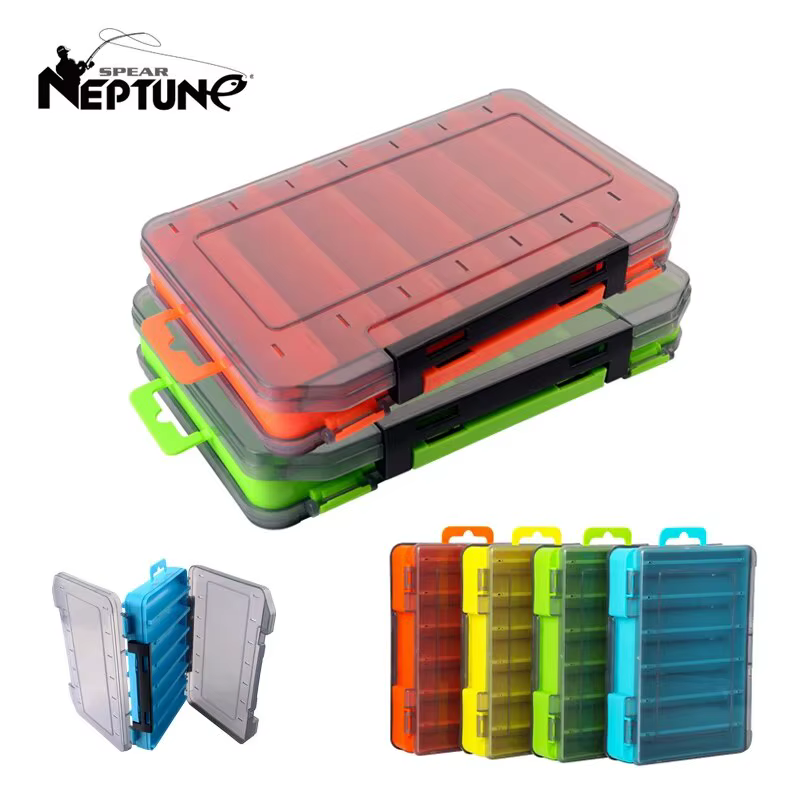 Estuche doble cara para señuelos y aparejos de pesca