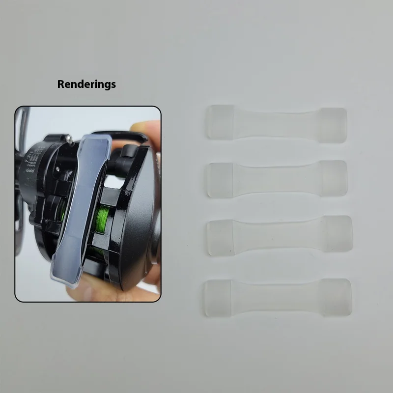 Funda protectora de silicona para carrete de pesca antigolpes - imagen 4