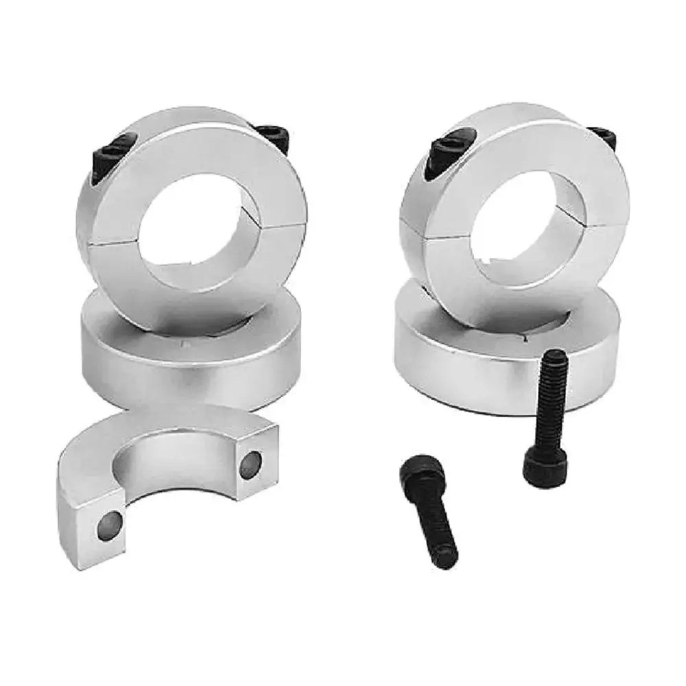 Anillos de bloqueo fijos y collar abrazadera doble con tornillos - imagen 4
