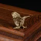 Estatua decorativa de latón mini águila de alas abiertas - imagen 5
