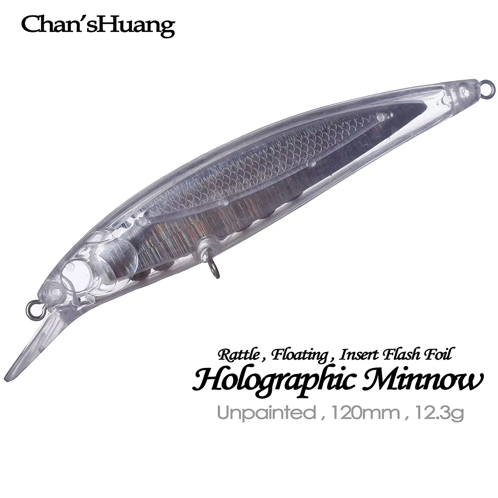 Señuelo Minnow Chan'sHuang – Acabado natural para pesca - imagen 3
