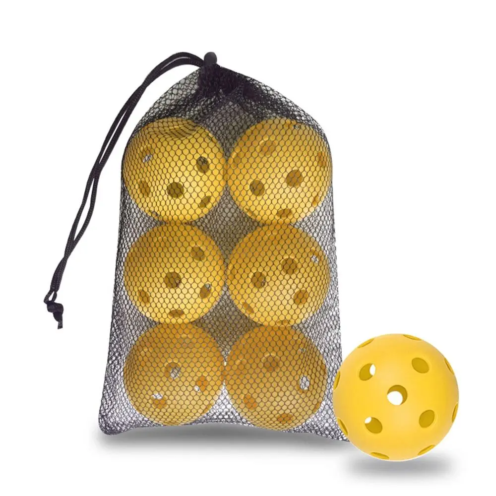 Pelotas de Pickleball portátiles de alto rebote con bolsa, PVC - imagen 5