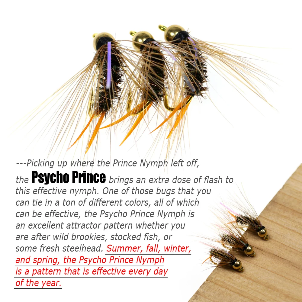 Conjunto de seis ninfas Psycho Prince en su caja original