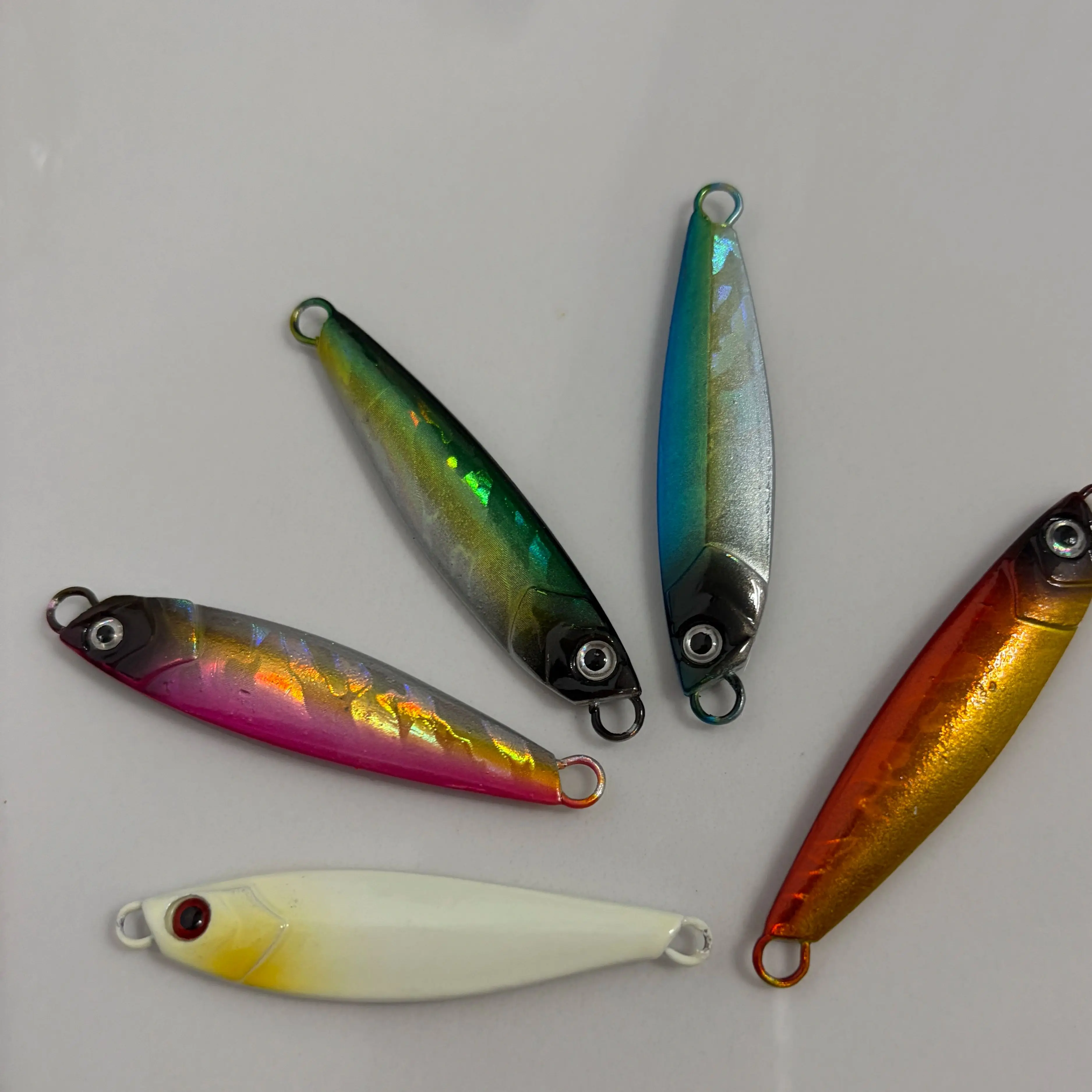 Señuelos metálicos slow jig en varios colores