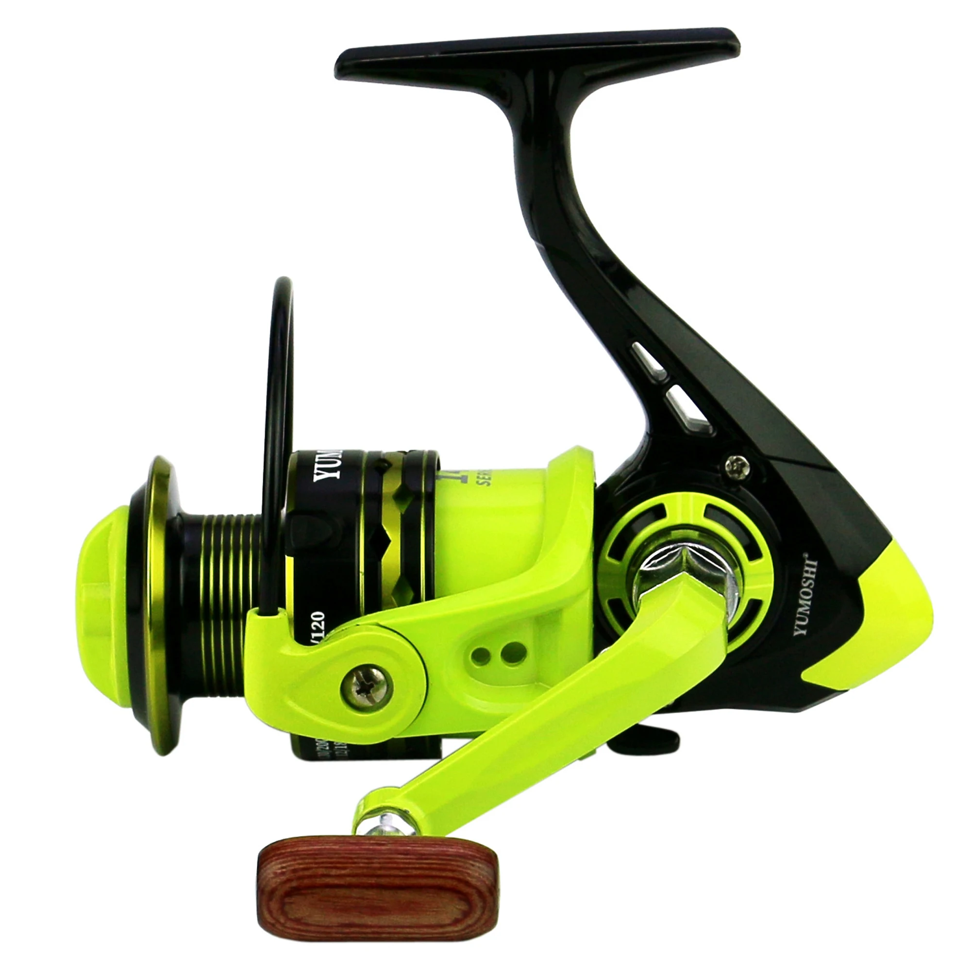 Carrete spincast FREE FISHER, acabado y línea de salida