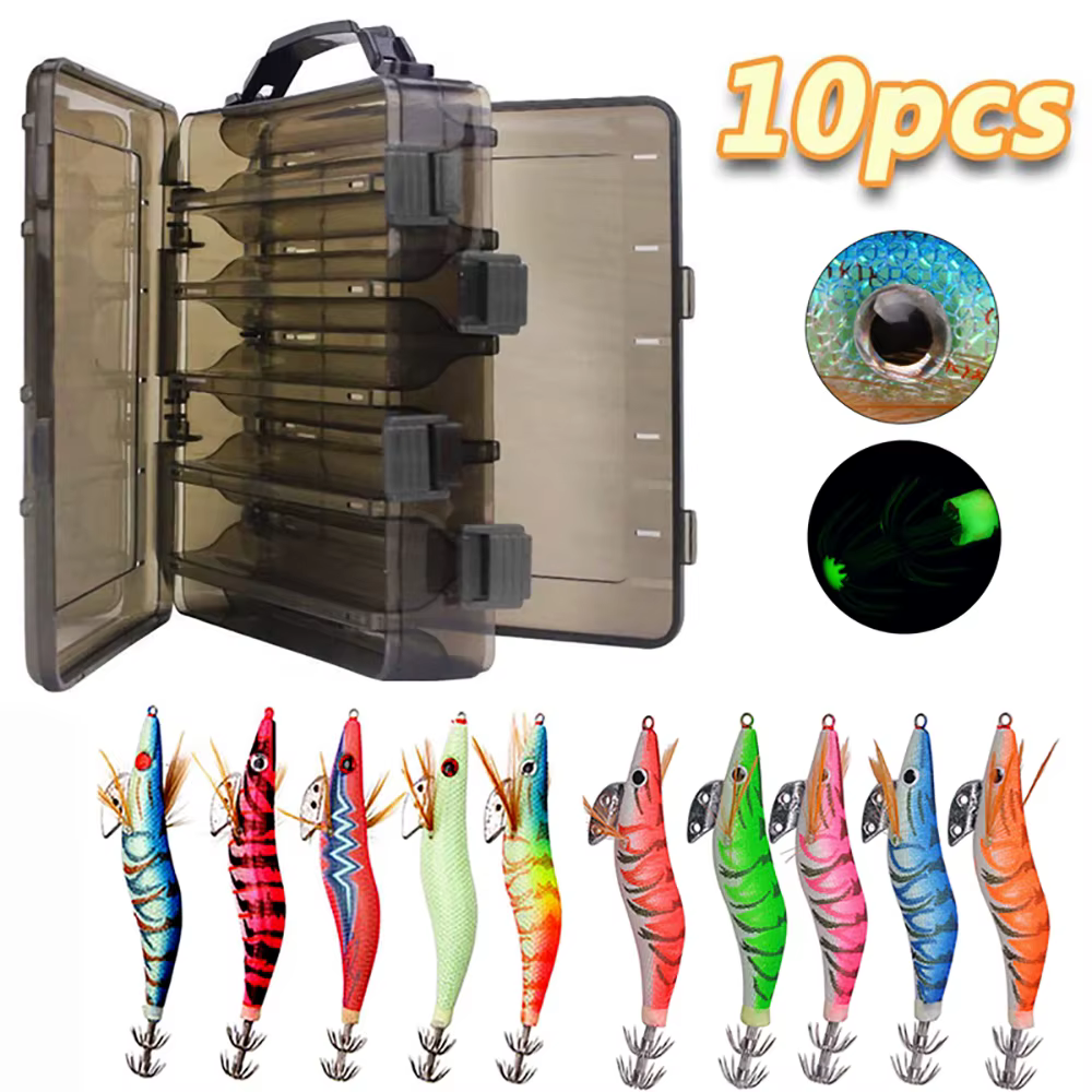 Ebi Jig Señuelo Calamar Artificial – Pesca Spinning y Curricán