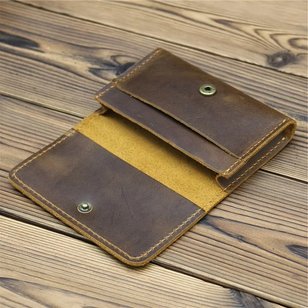 Tarjetero de cuero minimalista con ranura para varias tarjetas - imagen 2