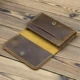 Tarjetero de cuero minimalista con ranura para varias tarjetas - imagen 2