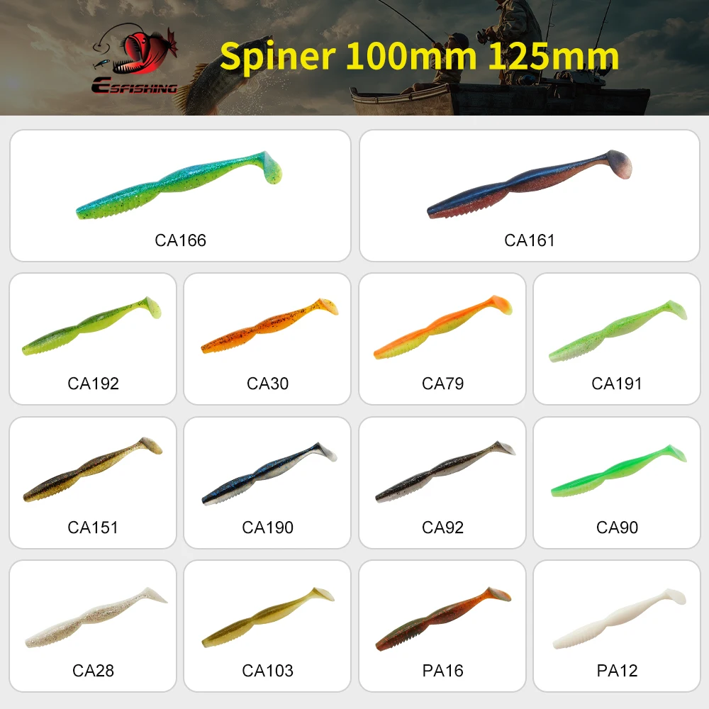 KESFISHING Cebo Spinner Shad para Lubina y Lucio – Aroma a Pescado - imagen 4