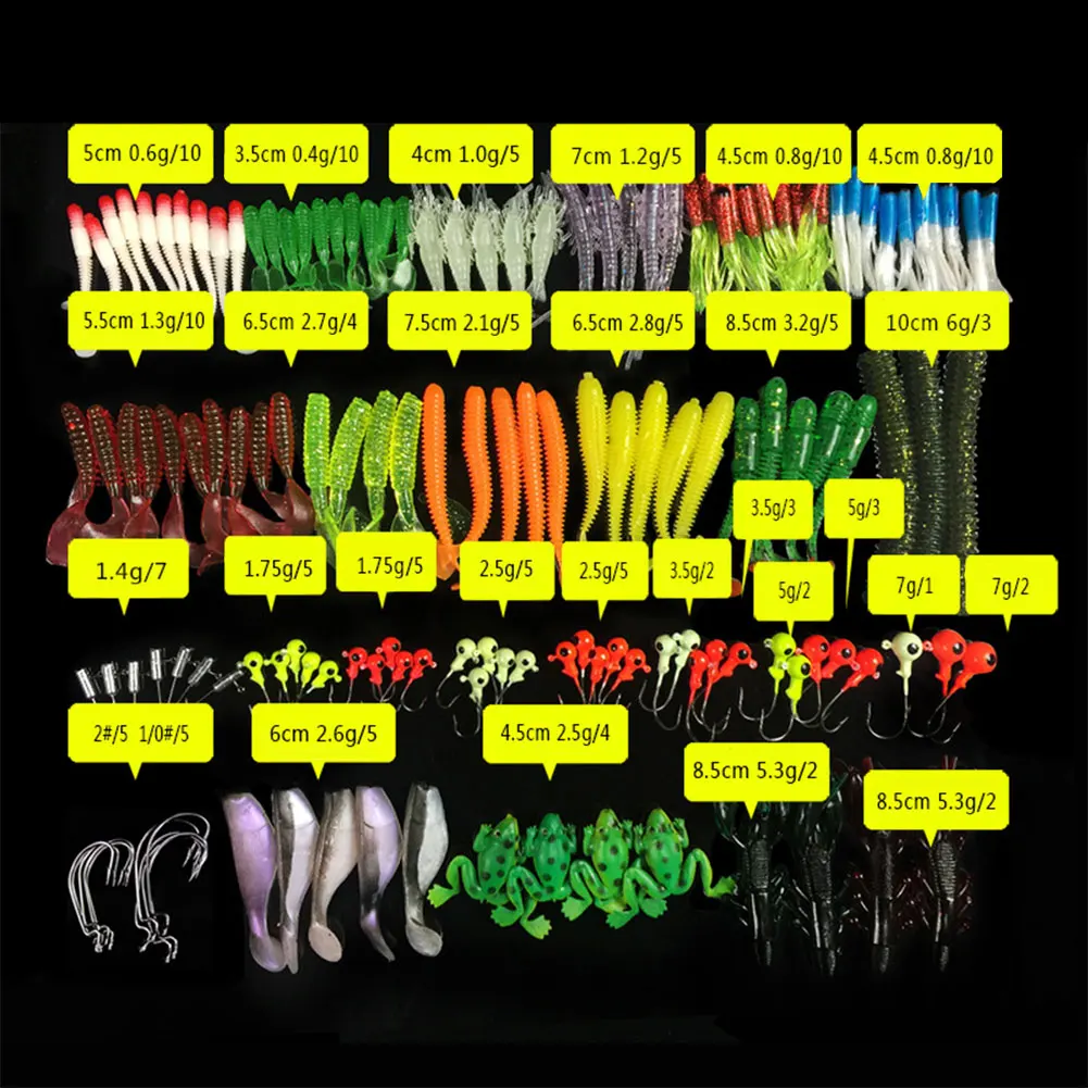 Señuelos FREE FISHER mixtos con jig head y vinilo para lubina - imagen 4