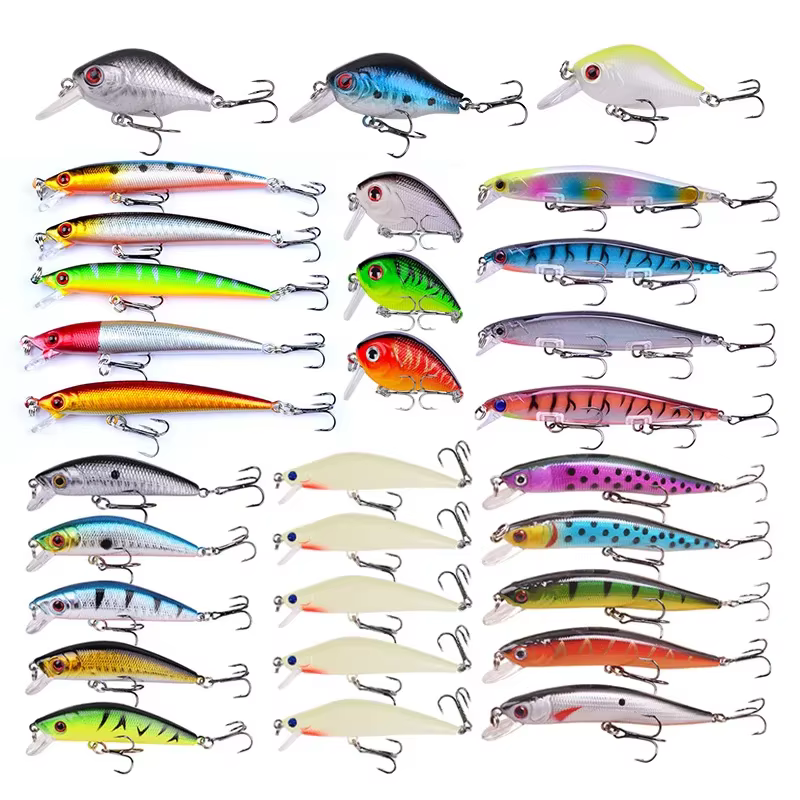 Señuelos Minnow y Crankbait Flotantes Crazy – Set Artificial Biónico para Pesca - imagen 3