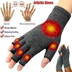 Guantes de pesca sin dedos con compresión y soporte de muñeca