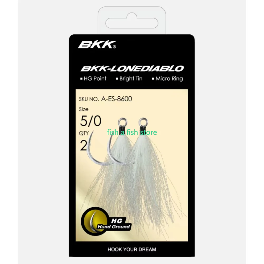 Detalle del bucktail y fibras del teaser BKK