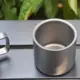Tazas de café doble capa pequeñas con cuchara y tubo té con leche - imagen 5
