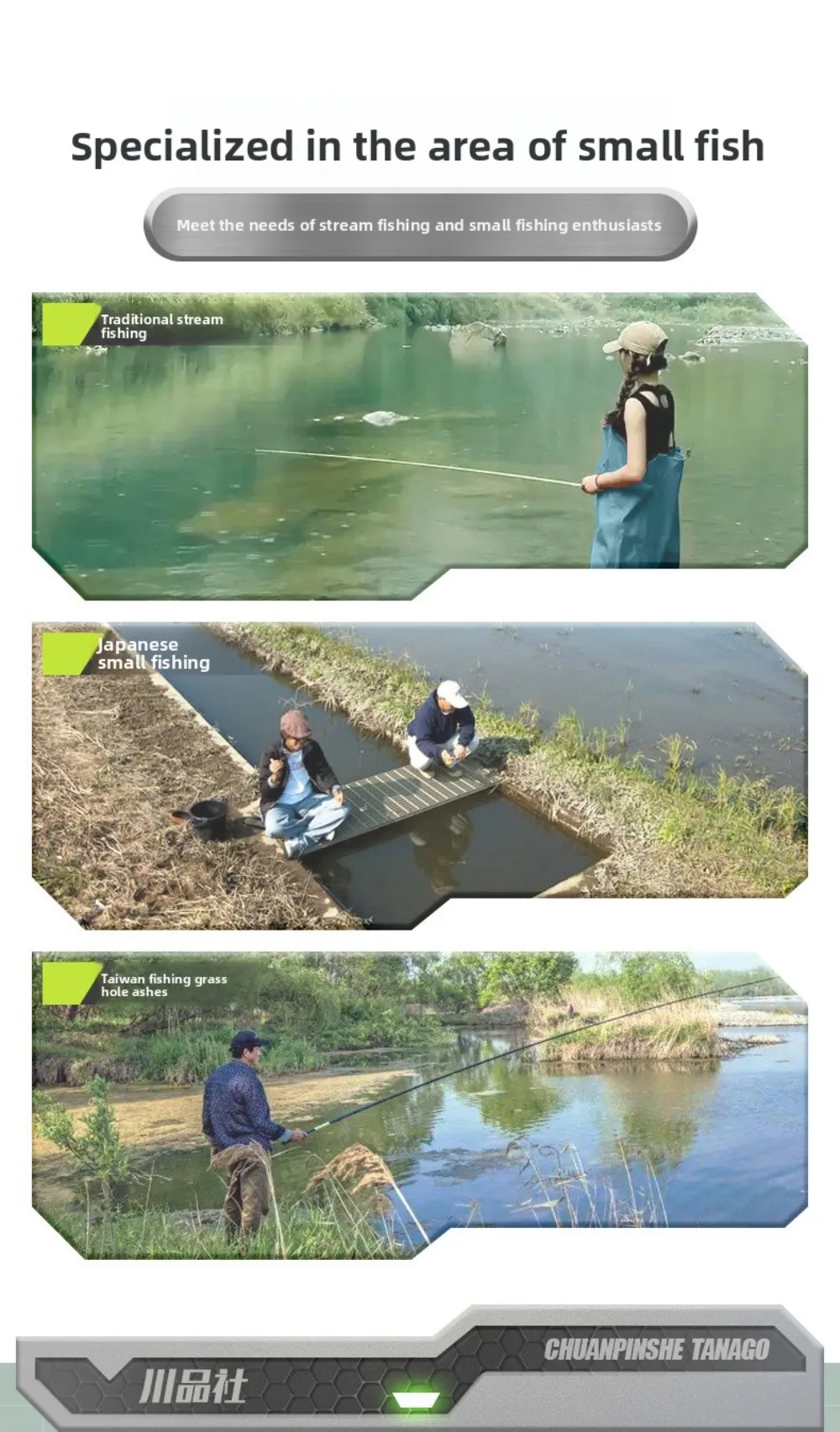 Montaje de pesca listo para usar