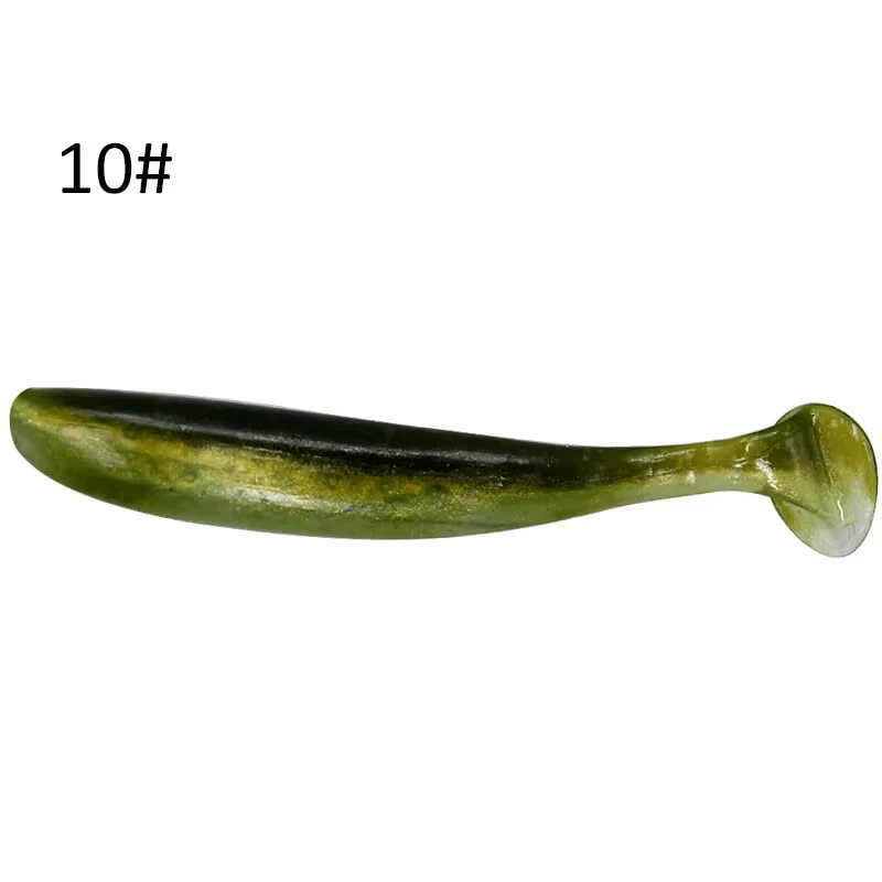 Swimbait de vinilo con cola de paleta para agua salada - imagen 4