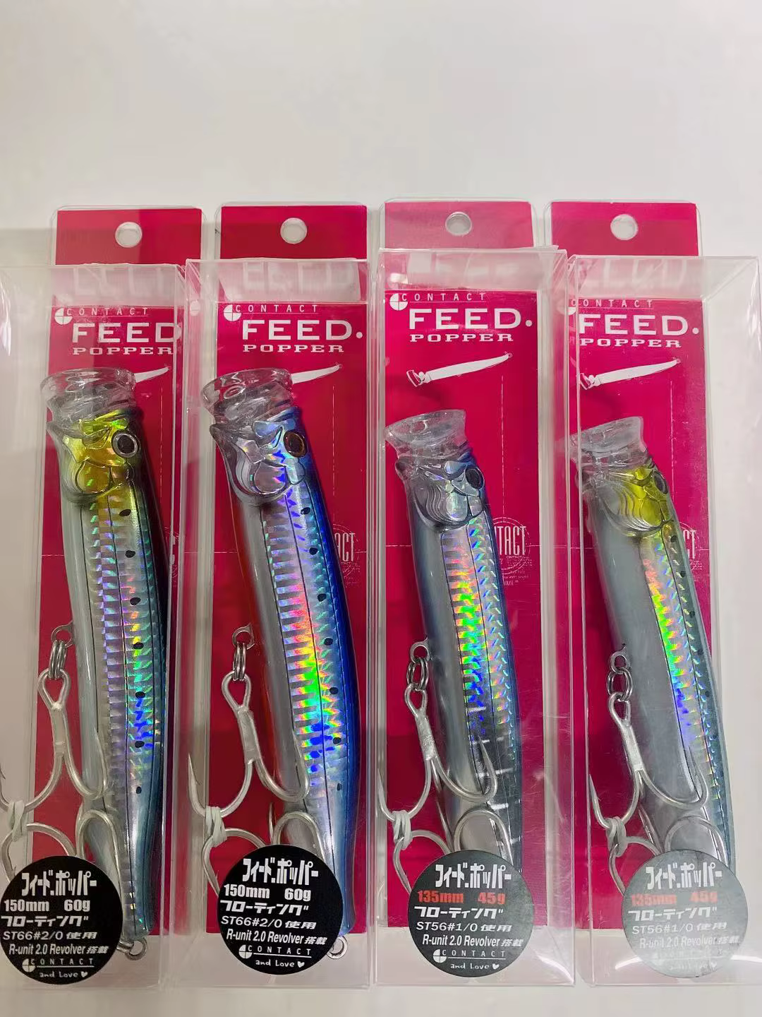 Tackle House Feed Popper señuelo superficie flotante Wobbler cebo GT - imagen 3