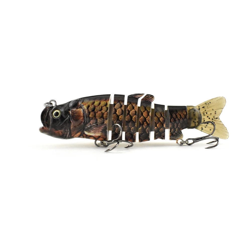 Swimbait multisegmentado cola blanda para carpa: cebo artificial - imagen 4