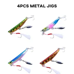 Micro jig de cuchara metálica para pesca – señuelo ligero
