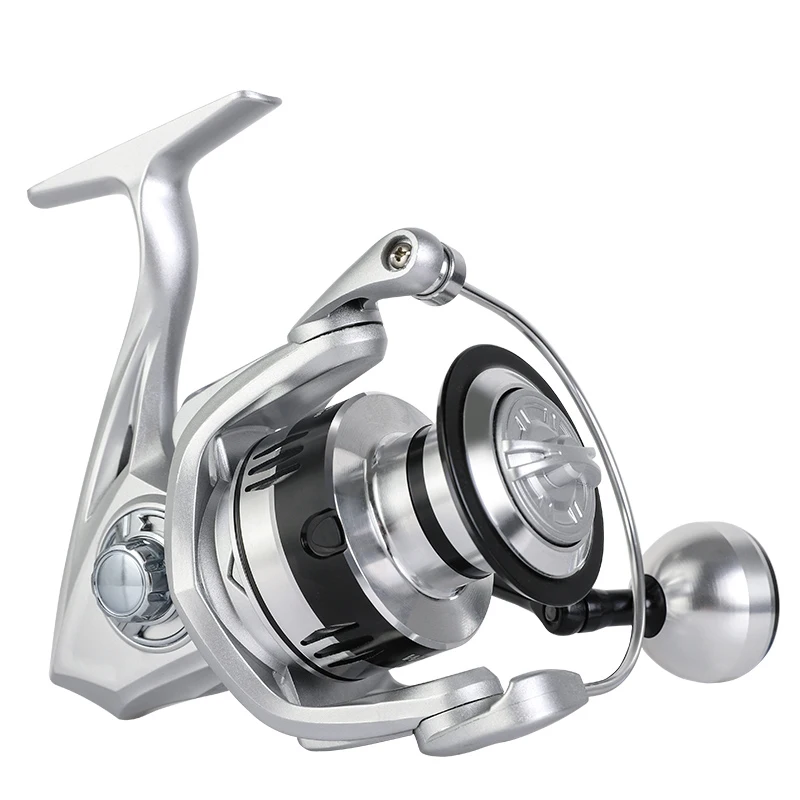 Carrete de pesca BILLINGS 12 kg – Giratorio, metal y reversibles