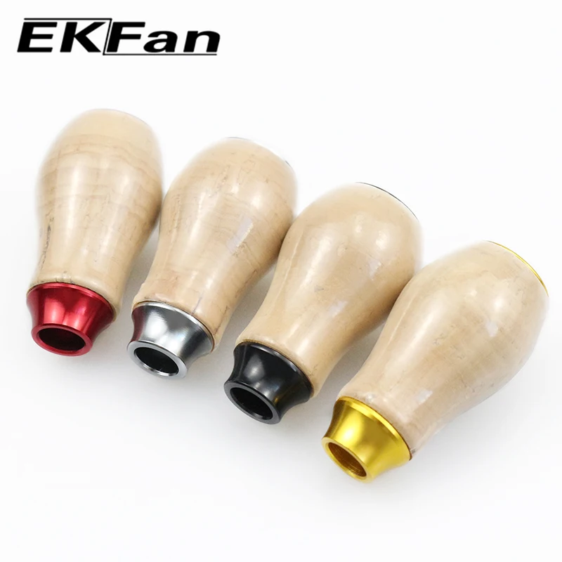 Perilla de carrete EKFan Cork corcho para spinning y baitcasting - imagen 4