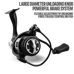 Carrete de spinning TAIYU ligero con rodamiento para todo agua