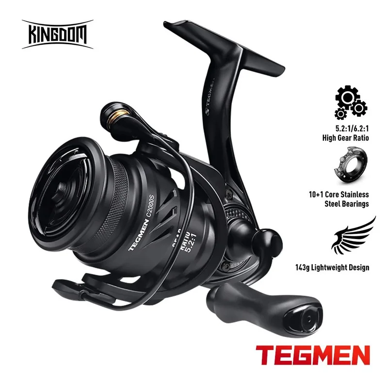 Carrete spinning Kingdom Tegmen – Ligero con alto ratio - imagen 5