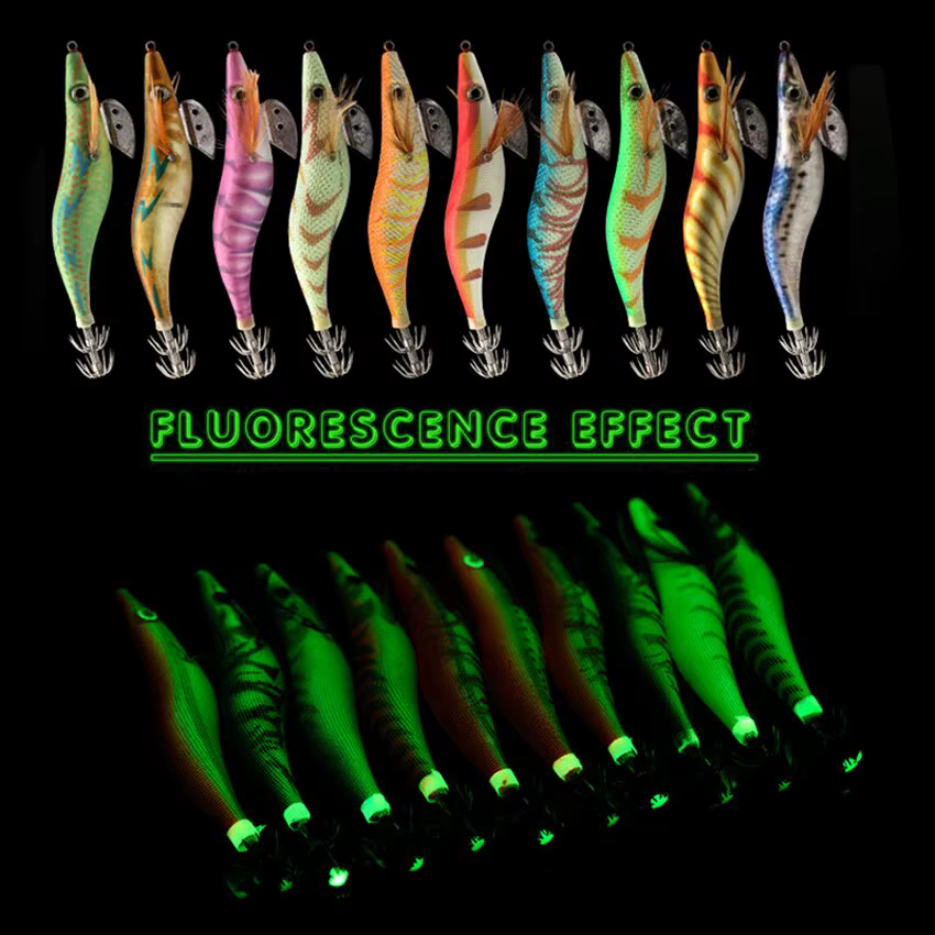 Señuelo luminoso de madera con ojos 3D – Wobbler para pesca - imagen 5