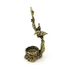 Adorno Decorativo de Pesca – Ciruelo en Cobre Antiguo