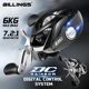 BILLINGS Rainbow DC Carrete de pesca de control digital preciso - imagen 2