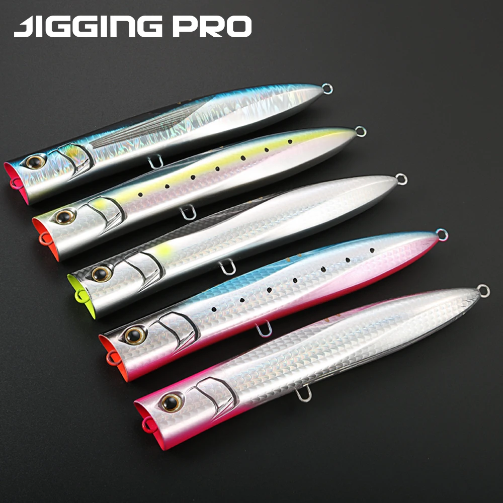 Señuelo JIGGING PRO vista frontal holográfica