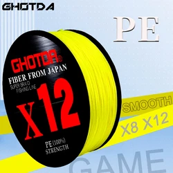 GHOTDA X8/X12 Hilo Trenzado PE – Alta resistencia para carpa