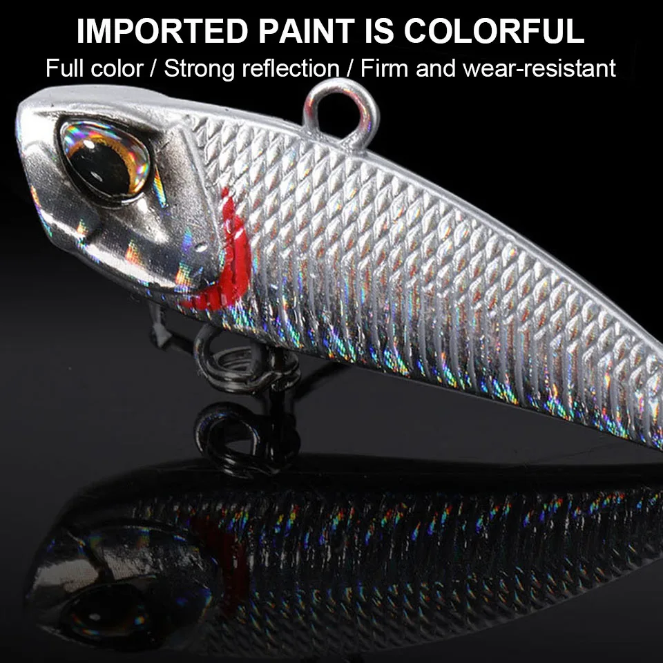 WALK FISH Señuelo VIB Metal – Cola giratoria vibración curricán - imagen 3