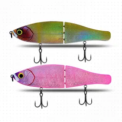 Señuelo Glide Bait articulado hundimiento lento para lucio y lubina