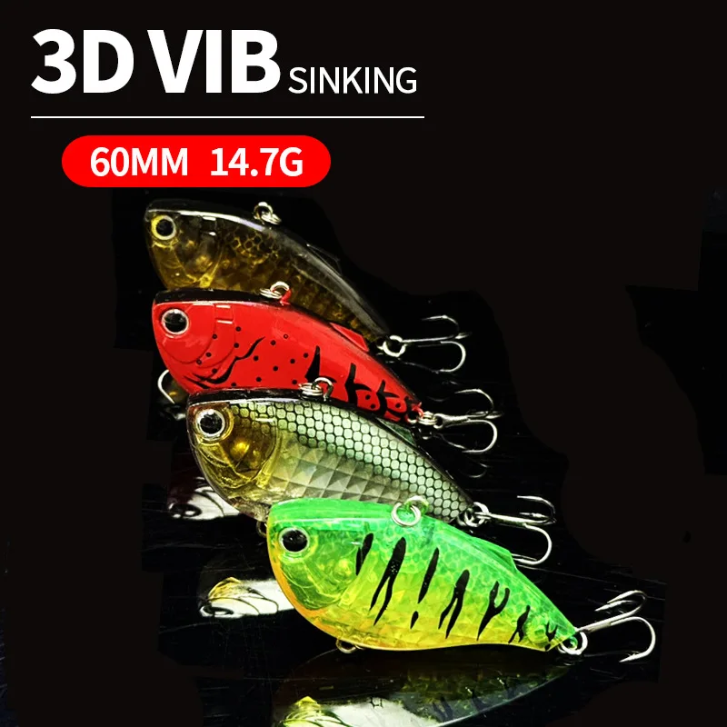 Señuelo VIB hundimiento sin labios, crankbait para cebo duro - imagen 3