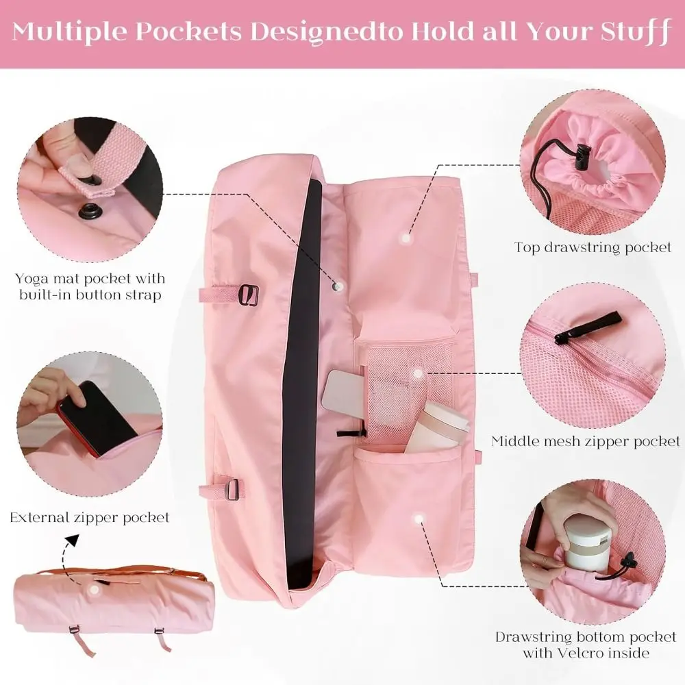 Bolsillo exterior impermeable y zonas de almacenamiento